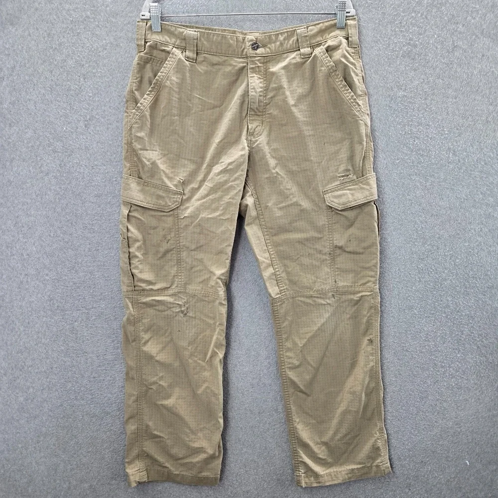 Carhartt Men Pants 34x30 Beige Relaxed Fit DKH Cargo Straight READ
